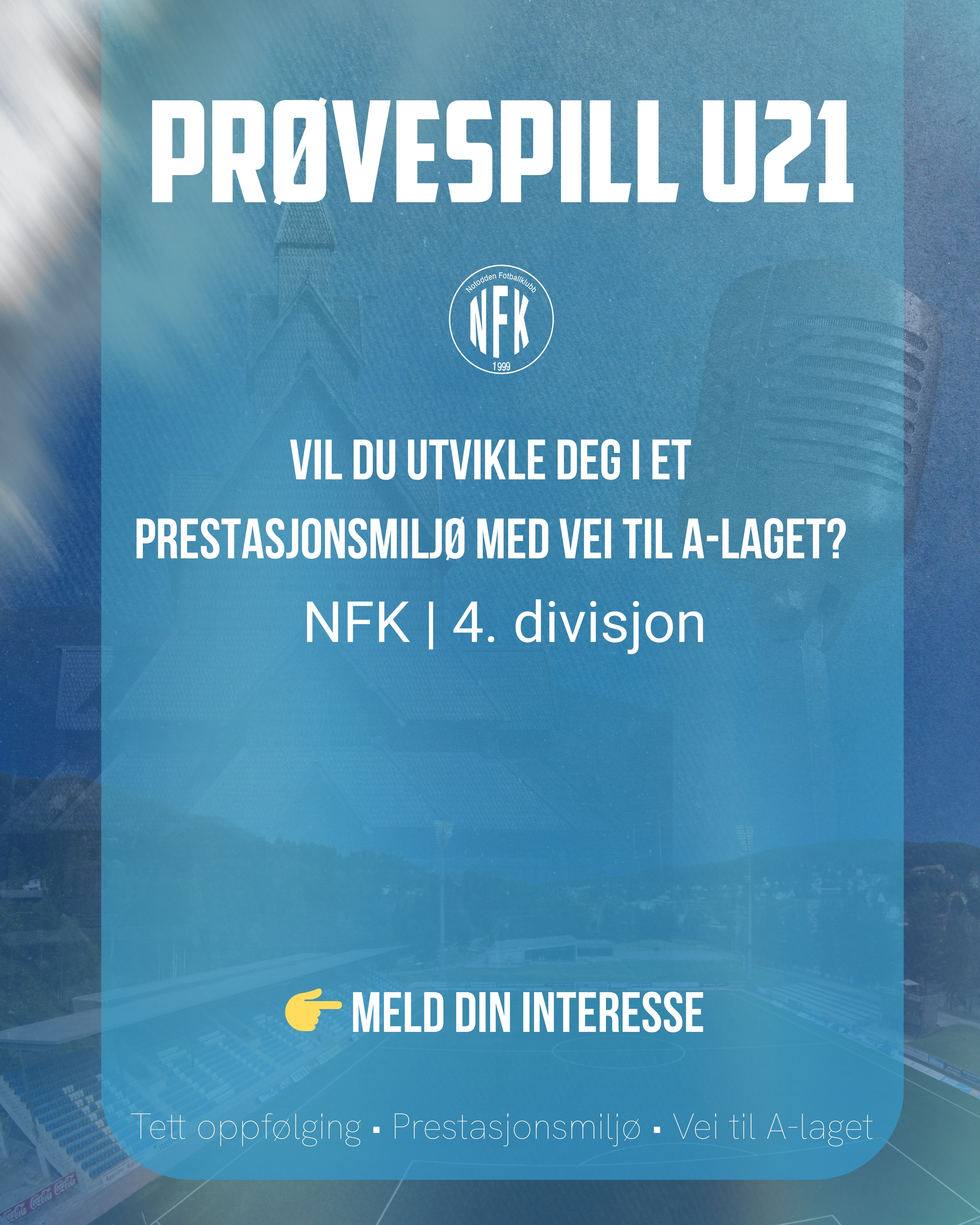 NFK åpner for prøvespill til nyopprettet U21-gruppe image